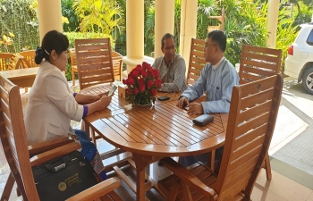 Consul General meeting H.E. Daw Hmway Hmway Khin, Regional Minister for Shan Ethnic Affairs, Sagaing Region in Monywa  3rd February 2019