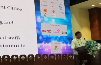 2nd Day of Trade Fair- Presentation by Mayor & Minister on Towards the Smart City. Also discussion on A New Vision of Mandalay.  Panelists included Deputy Minister (Commerce).Road connectivity  between Mandalay-Tamu was emphasised.