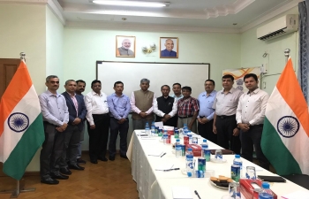 Ambassador Shri Saurabh Kumar met with the representatives of Indian companies and PIOs doing business, based in Mandalay Region in the Consulate