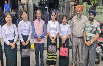 CG inaugurating a Business Establishment in Mandalay, owned by an Indian origin entrepreneur dealing with promotion of tourism and travel agency.